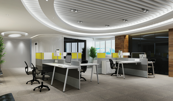 長(zhǎng)沙寫字樓裝修公司商業(yè)空間重點(diǎn)部位設(shè)計(jì)效果圖