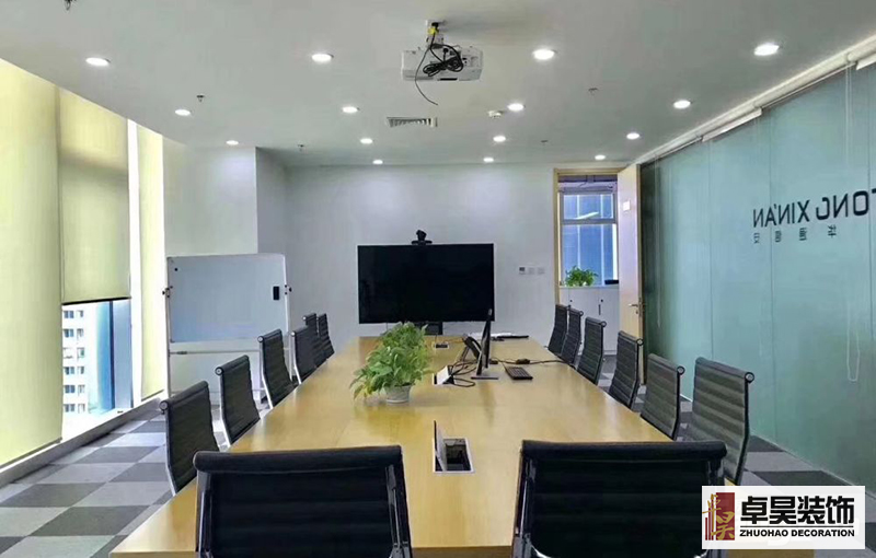 電子通信公司辦公空間裝修效果會(huì)議室 電子通信公司辦公空間裝修效果會(huì)議室