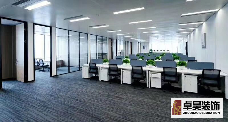 湘潭普通辦公室裝修中怎樣選擇燈飾效果圖