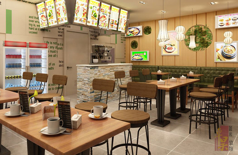 長(zhǎng)沙餐飲門店裝修公司印象之星｜茶餐廳店裝修設(shè)計(jì)效果案例效果圖